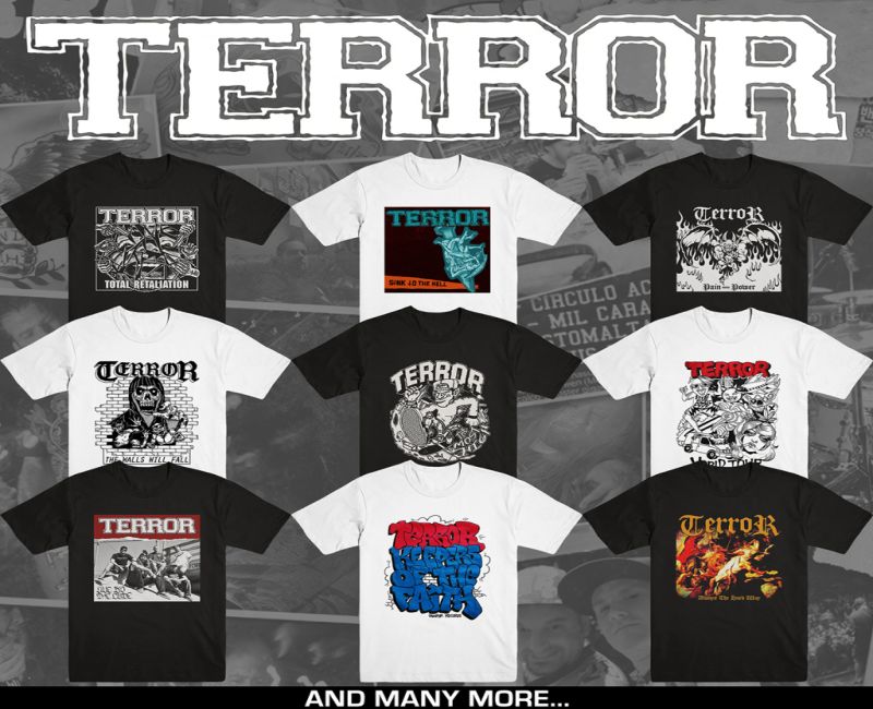 Discover Exclusive Terror Band Merch at Our Store